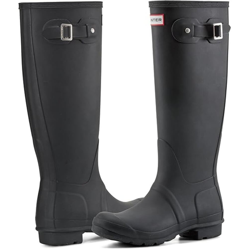 NEW! Hunter Women's Original Tall Rain Boots, Black, 10‎